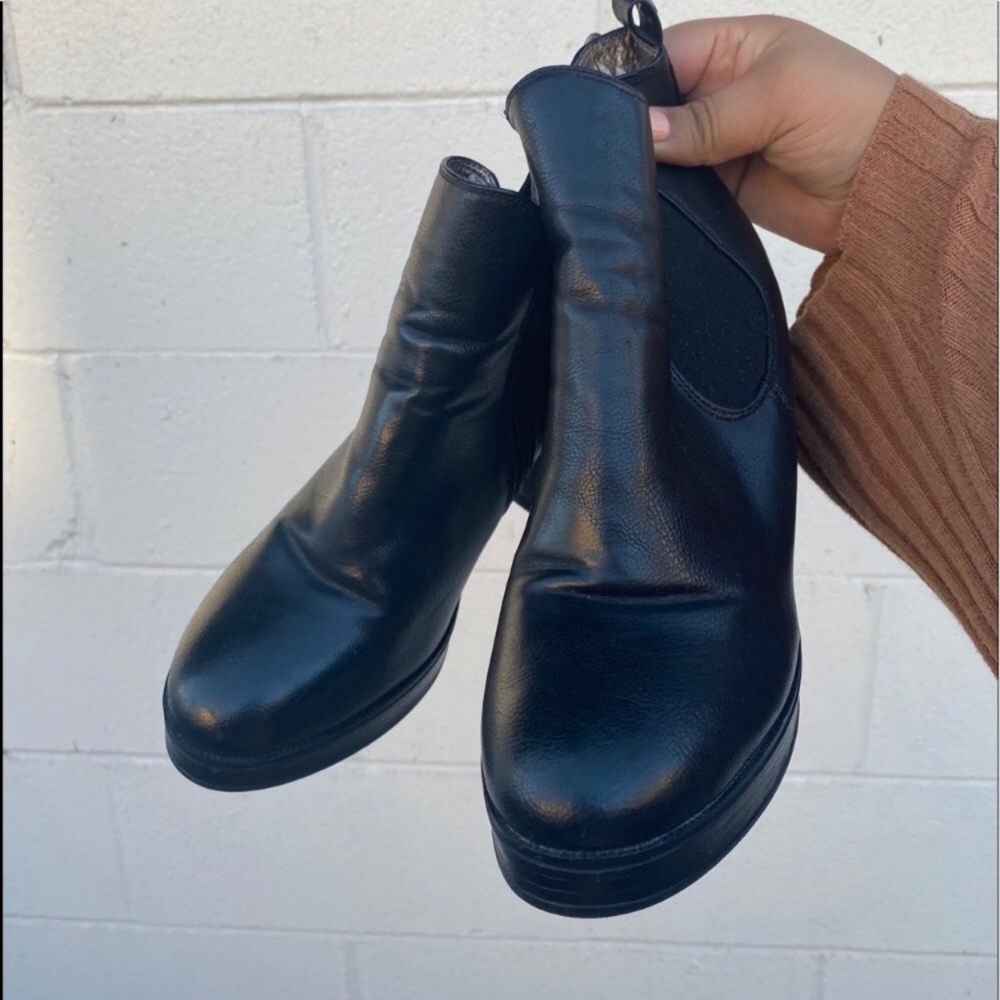 Black booties